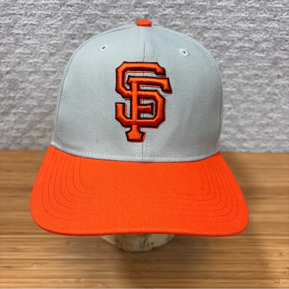 San Francisco Giants Hat Snapback Tan And Orange  '47 Brand Baseball MLB Logo - Picture 2 of 7